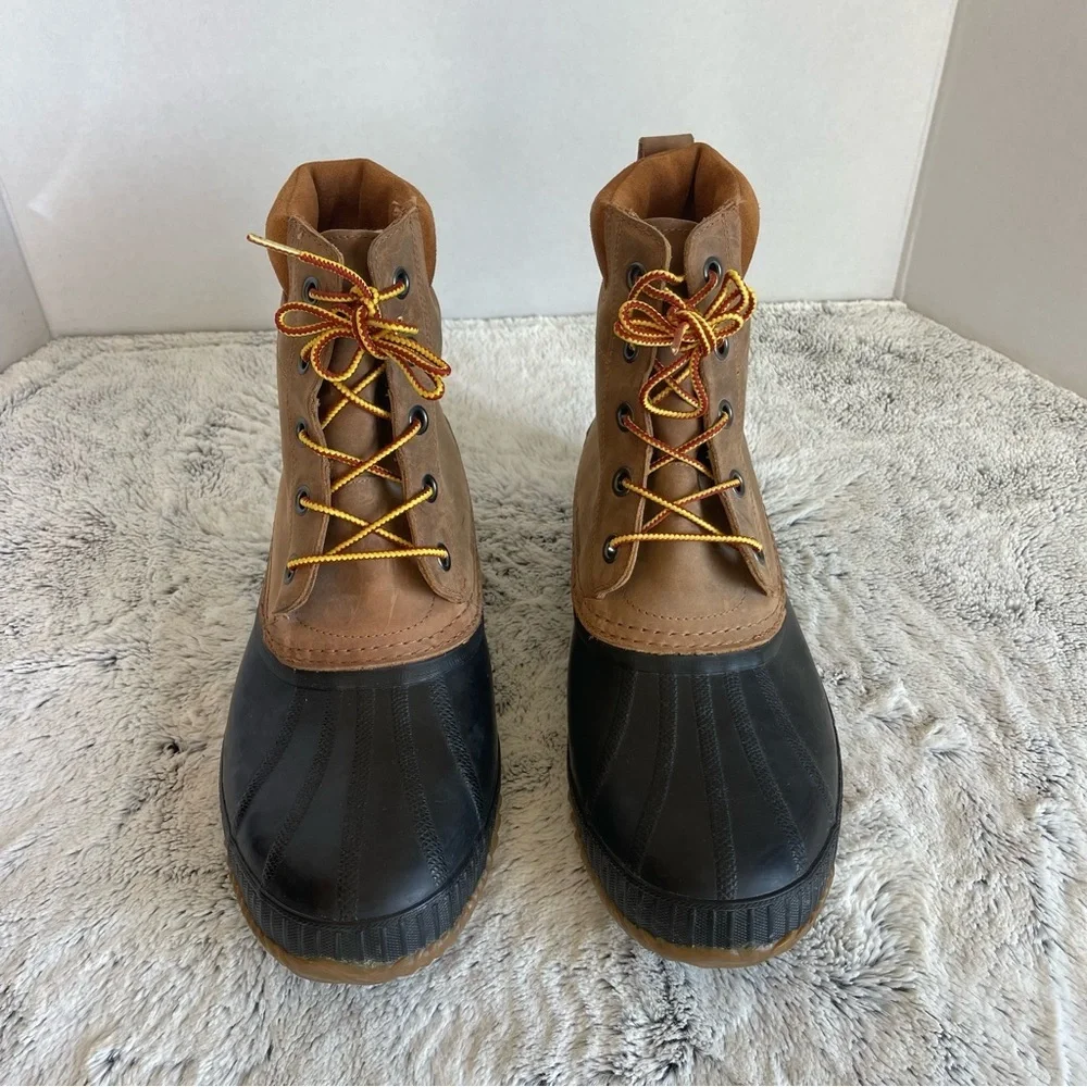 Sorel Cheyenne II Waterproof Lace Up Duck Boots Men Size 12